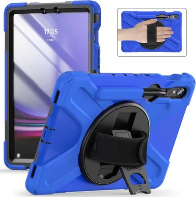 Produktbild von Samsung Galaxy Tab S10 FE / S9 FE / S9 / S8 / S7 Hülle - Coverup Heavy Duty Case mit Ständer - Blau