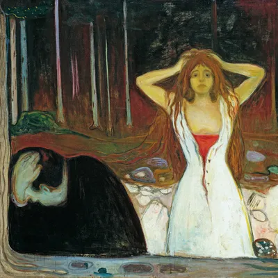 Obrázek produktu pro Edvard Munch umělecký obraz - Popel, 1894 (100 x 100 cm)