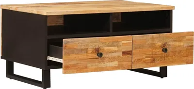Zdjęcie produktu dla vidaXL Stolik kawowy brązowy 80 x 54 x 40 cm lite drewno mango
