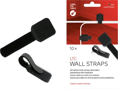 Productafbeelding van Label-The-Cable LTC 3110, set van 10, zwart