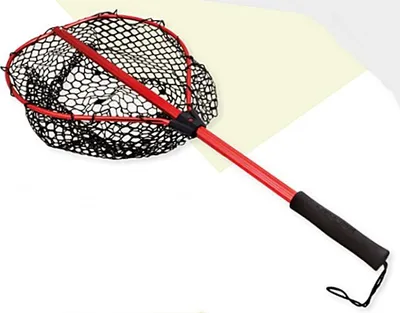 Produktbild von Nomura Aluminium Kayak Belly Boat Net Kescher Boot Gummi Forellen Watkescher gummiert, Modell:(4) 133 x 38.5 x 30 cm
