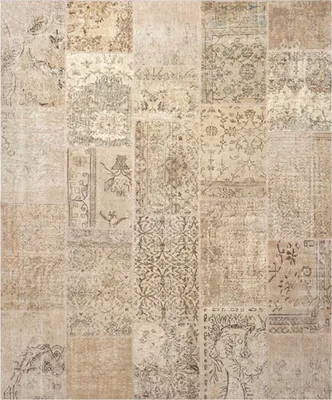 Produktbild von Casa Padrino Wohnzimmer Teppich Beige / Braun 250 x 300 cm - Luxus Teppich