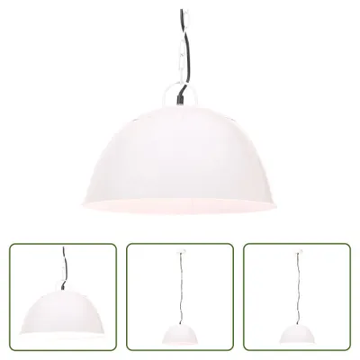 Produktbild von The Living Store Hängelampe Vintage Industriestil 25 W Weiß Rund 41 cm E27