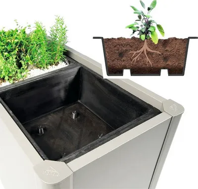 Obrázek produktu pro Vložka Biohort Plast 50 x 50 šedá