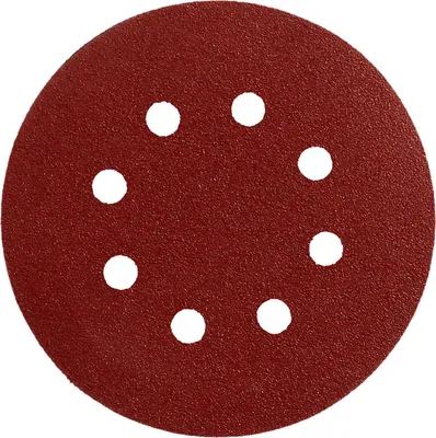 Image de Papier abrasif de rechange pour disques auto-agrippants Ø 125 mm. avec trous grain 240 (10 pièces)