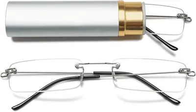 Produktbild von Lesebrille randlos ultraleicht, klein, mit Blaulichtfilter, für Lesen