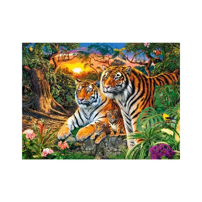 Immagine prodotto di CASTORLAND Puzzle della famiglia Tiger 2000 pezzi