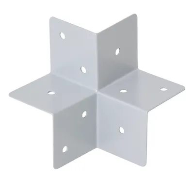 Immagine prodotto di TRIBECCO Connettore a 3 pieghe 90x90 mm, angolo 90° per altalena, padiglione, carport, legno squadrato