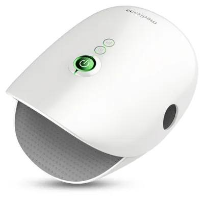Produktbild von medisana HM 500 Handmassagegerät mit Wärmefunktion und Abschaltautomatik, KI-generiertes Bild