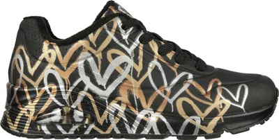 Produktbild von Skechers Uno Metallic Love Schwarz BKGD Größe EU 36
