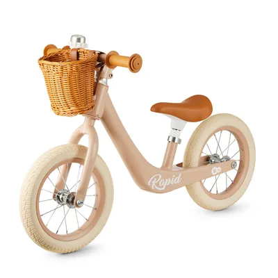 Immagine prodotto di Kinderkraft RAPID 2 Bici senza pedali vintage con sellino regolabile Rosa