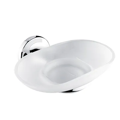 Image de Nimco Monolit - Distributeur de savon avec support, verre dépoli/chrome MO 4059C-26