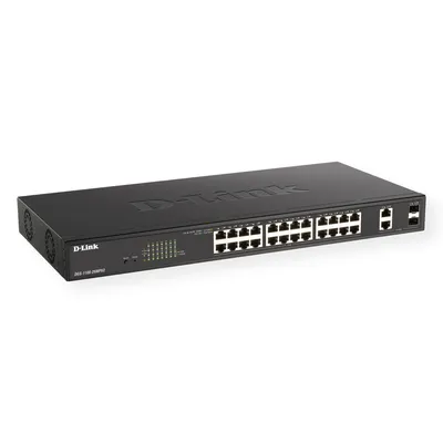 Produktbild von D-Link DGS-1100-26MPV2 26-Port PoE+ Gigabit Smart Switch