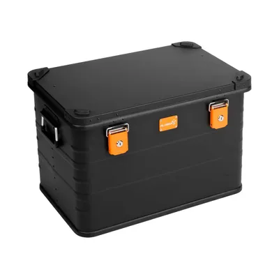 Produktbild von ALUBOX Aluminiumkiste Transportbox 78 Liter - schwarz - 78 Liter