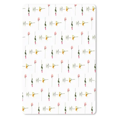 Produktbild von MuchoWow® Mauspad Mousepad Blumen - Farben - Pastell 40x60 cm - Mousepads - Maus Mat - Pad - Mausunterlage - Schreibtisch Accesoire
