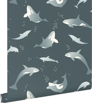 Obrázek produktu pro ESTAhome tapeta velryby tmavě modrá 50 x 900 cm