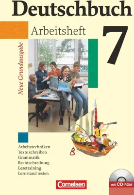Produktbild von Deutschbuch 7. Schuljahr. Arbeitsheft mit Lösungen und CD-ROM. Neue Grundausgabe
