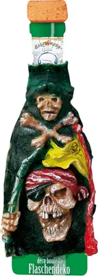 Produktbild von Flaschen Deko Horror Pirat Karneval Fasching Halloween Party Verkleidung