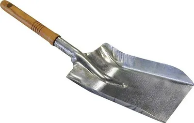 Zdjęcie produktu dla Łopata do węgla, cynk, drewniany uchwyt A2055