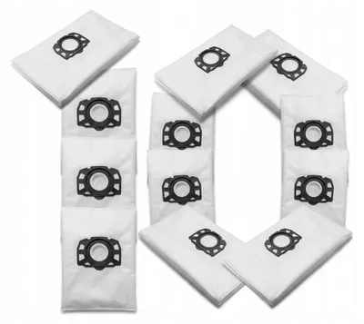 Image de 10 sacs pour aspirateur KARCHER WD4, WD5, WD6, MV4, MV5, MV6, SE 5.1000