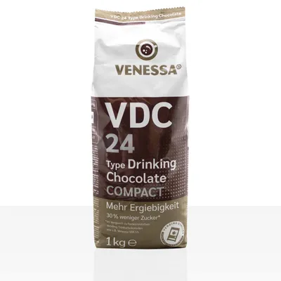 Produktbild von Venessa Drinking Chocolate VDC 24 Kakao - 1kg Trinkschokolade 24% Kakaoanteil