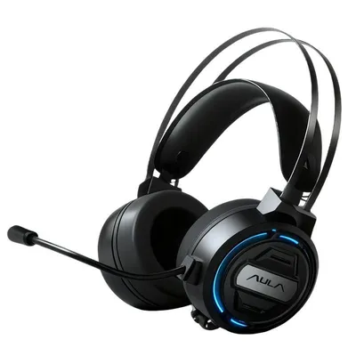 Produktbild von Stereo Gaming Headset Gaming-Headset Kopfhörer mit Mikrofon und Licht Over-Ear Bass Mic Kunstleder PC Laptop Xbox One PS PS4 Tablet Handy TV Retoo