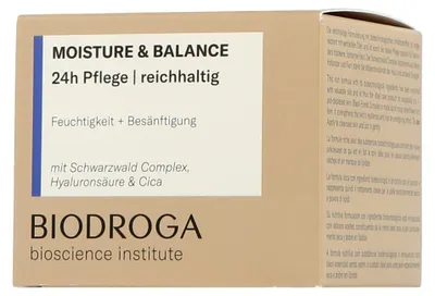 Produktbild von Biodroga - Moisture & Balance - 24h Pflege reichhaltig - 50ml
