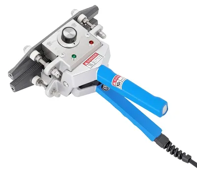 Image de Appareil de scellage manuel - Machine à souder pour films, 300W, 220V - Température réglable - Chauffage bilatéral - Revêtement antiadhésif - Pour sacs alimentaires