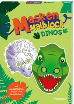 Produktbild von Masken-Malblock. Dinos