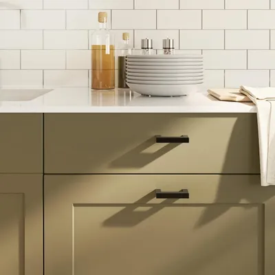 Obrázek produktu pro vidaXL Nábytkové úchytky 10 ks černé 64 mm nerezová ocel