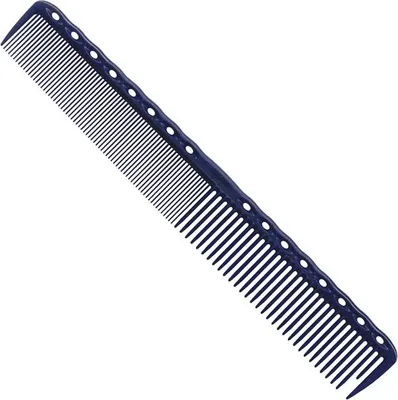 Produktbild von ys-park Haarschneidekamm Nr. 336, 189 mm, blau, aus hitzeresistentem Ultem-Kunststoff