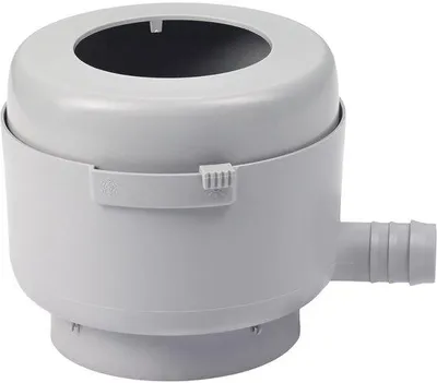 Produktbild von Famanu Überlaufventil DN 70-100 mm - grau - inklusive Filtereinsatz - langlebig