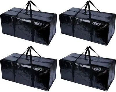 Produktbild von 4-teiliges Umzugstaschen-Set, Umzugskartons, Reisetasche, großer Kleidersack, Aufbewahrungstasche, Bettdecke, Griff, Koffer