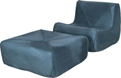 Obrázok produktu pre FURNLUX Kreslo Nua Blue 86cm / Hlavná farba: modrá / Rozmery: 86 x 70 x 102 cm