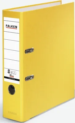 Zdjęcie produktu dla Folder Recycolor A4 80mm żółty Opakowanie 20 szt