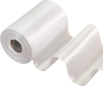 Zdjęcie produktu dla TONIFUL satynowa wstążka o szerokości 10 cm biała 20 m duża wstążka dekoracja ślubna szycie DIY
