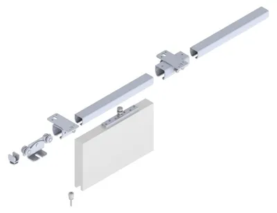 Obrázek produktu pro Sada posuvné brány SP300D101 pozinkovaná, modrá D.2000mm