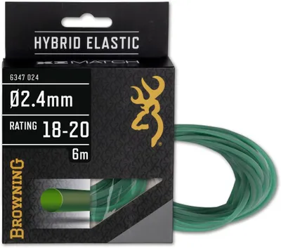 Produktbild von Browning Hybrid Elastic Gummizug Stippangeln 6 m 18-20 Ø 2,40mm grün