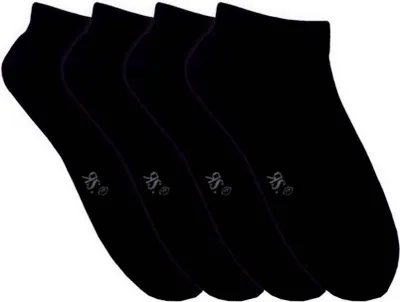 Produktbild von XXXL Sneaker Socken in Übergröße | 4Paar schwarz 52-54