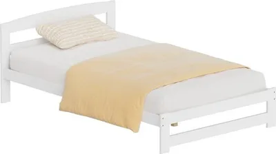 Produktbild von Kondela Holzbett mit Lattenrost Azra 120x200 cm - weiß