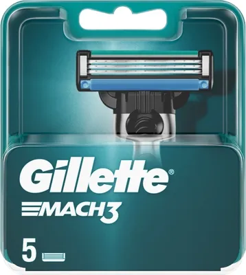 Produktbild von Gillette Mach 3 Ostrza do maszynki do golenia, 5 sztuk