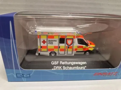 Zdjęcie produktu dla Rietze 76161 – 1:87 GSF RTW'18 DRK Schaumburg – nowy