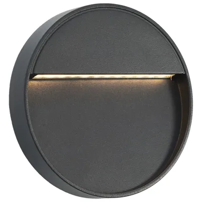 Immagine prodotto di vidaXL Luci da parete per esterni 2 pz. LED 3W Nero Rotondo