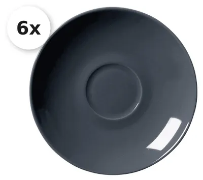 Produktbild von Untertasse für Kaffeetasse 6er Set Doppio anthrazit