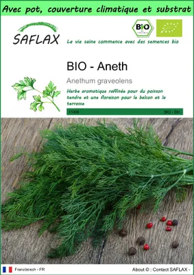 Image de SAFLAX Garden to go -- Aneth - 700 graines - Anethum