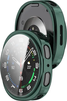 Produktbild von Schutzhülle für Galaxy Watch 8 44 mm, Bizon Case Watch Felipe, Grün