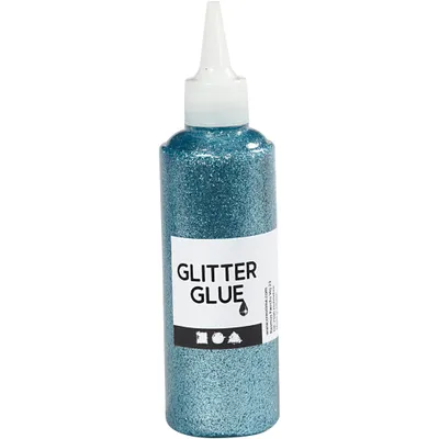 Image de Glitterlijm Lichtblauw, 118ml