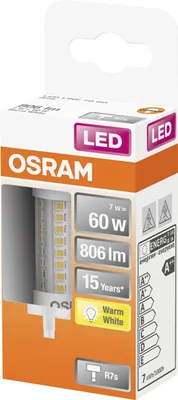 Image de OSRAM LED Stab 7,3W R7S 806lm 78mm 2.700K weiß
