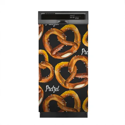 Produktbild von Aufkleber sticker 45x80 cm Dekorative folie Spülmaschine - Brezel Snack
