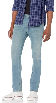 Obrázok produktu pre A. Pánske džínsy Slim-Fit – farby s efektom vyblednutia, svetlomodrá vintage, veľkosť 28W / 32L